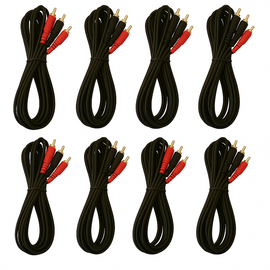 10 Absolute 6' RCA Interconnect Cable Wire Marine Car Amplifier Stereo Home Audio