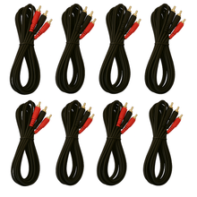 Load image into Gallery viewer, 8 Absolute 6' RCA Interconnect Cable Wire Marine Car Amplifier Stereo Home Audio