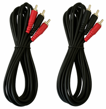 Load image into Gallery viewer, 6 Absolute 12' RCA Interconnect Cable Wire Marine Car Amplifier Stereo Home Audio