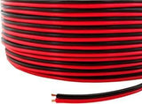 Absolute SWRB16-50 2 conductor Speaker Wire 16 Gauge 50 Feet Red Black Stranded Car Home Audio Marin ATV