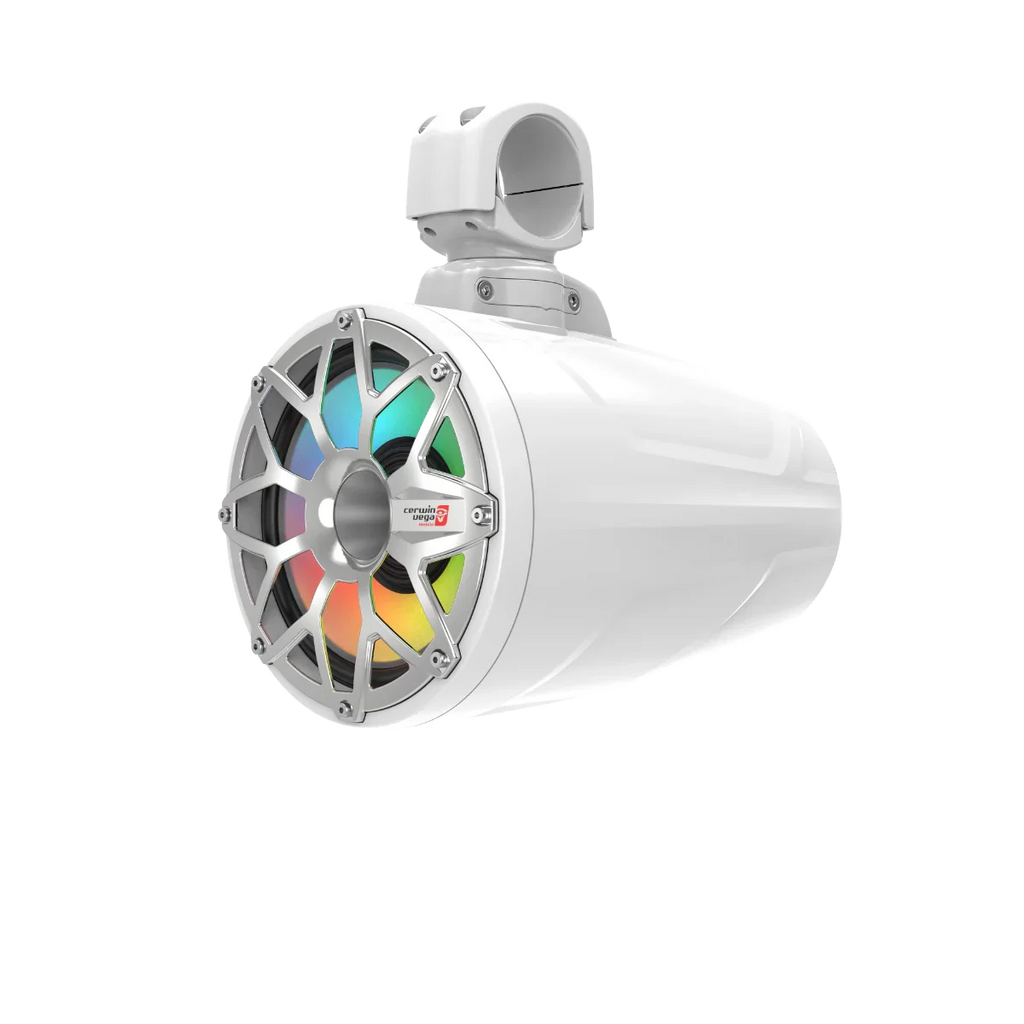 Cerwin Vega SL8F4W RPM Stroker 2-Way 8" Long Pod Speaker System Pair White