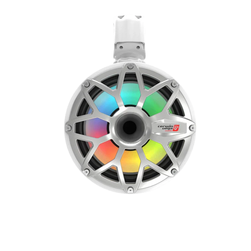 Cerwin Vega SL8F4W RPM Stroker 2-Way 8" Long Pod Speaker System Pair White