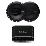 Rockford Fosgate R2-300X4 300 Watts 4-Ch Amplifier + 2 Pairs R165X3 6.5