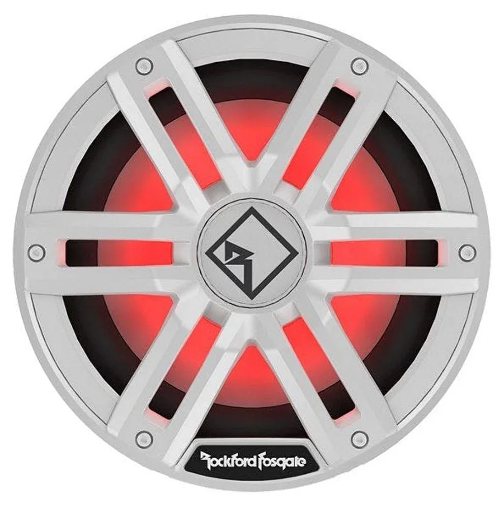 Rockford Fosgate M1D2-12 1200W 12” M1 Series Dual 2-ohm Marine Subwoofer Color Optix LED