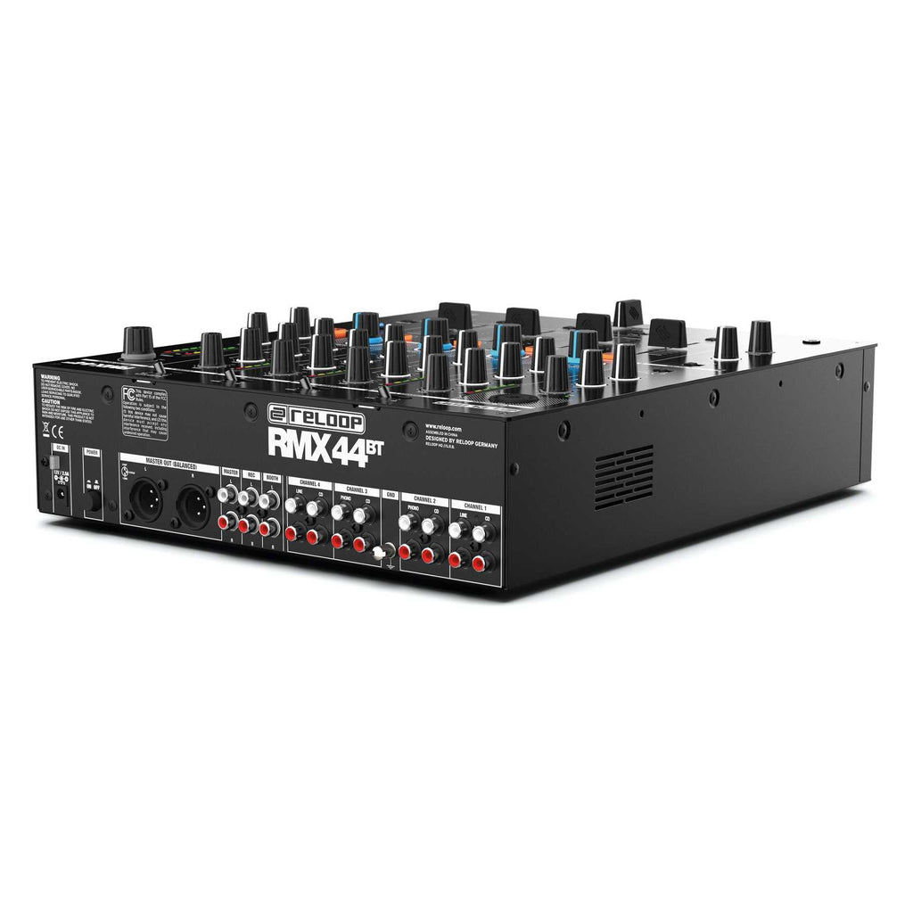 Reloop RMX-44BT 2-Channel Mixer Smart Connectivity Bluetooth Input with Cue Function