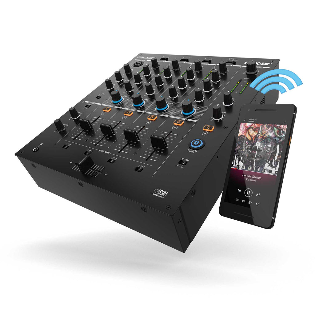 Reloop RMX-44BT 2-Channel Mixer Smart Connectivity Bluetooth Input with Cue Function