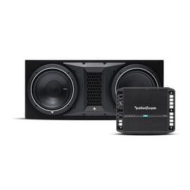 Rockford Fosgate P300X1 Amplifier & P1 2X10