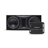 Rockford Fosgate Punch P300X1 & P1-2X10<BR/>Mono subwoofer Amplifier with Punch P1 Ported Loaded Enclosure Subwoofer Package