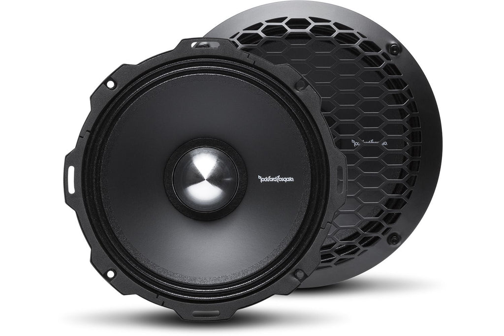 2 Rockford Fosgate PPS4-8 8" 500 Watt 4-Ohm Midrange Car Loudspeakers Speaker