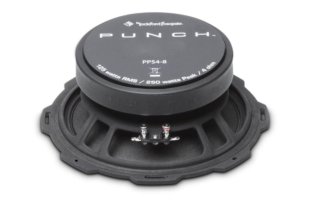 4 Rockford Fosgate PPS4-8 6.5" 1000 Watt 4-Ohm Midrange Car Loudspeakers Speaker