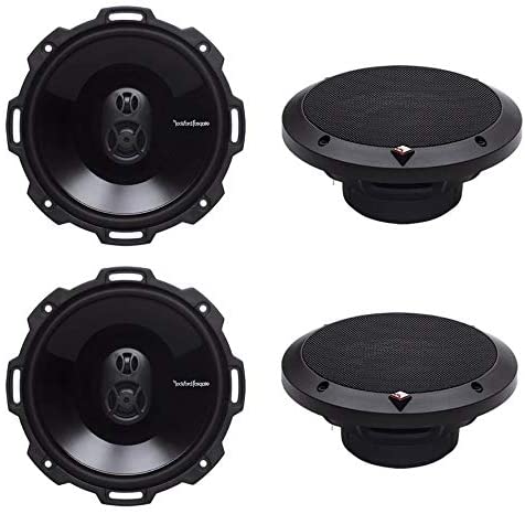 2 Rockford Punch P1675 Speaker 220W 6 3/4" 3-Way Punch Series Full-Range Coaxial Car Speakers