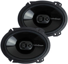 Charger l&#39;image dans la galerie, 2 Rockford Fosgate Punch P1683&lt;BR/&gt; 260W Peak (130W RMS) 6&quot; x 8&quot; Punch Series 3-way Full Range Coaxial Speakers (2 Pair)