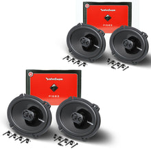 Load image into Gallery viewer, 4x Rockford Fosgate PUNCH P1683 6&quot;x8&quot; 520 Watt 3-way Coaxial Car Stereo Speakers
