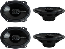 Charger l&#39;image dans la galerie, 2004-14 Ford F150 Rockford Fosgate Punch Package w Amplifier &amp; 6x8&quot; Speakers (4) P1683 6&quot; x 8&quot; 3Way Coaxial Car Speakers + P400X4 4Channel Class AB Full Range Amplifier + (4) Speaker Adapter Harnesses