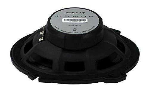 2 Rockford Fosgate Punch P1683<BR/> 260W Peak (130W RMS) 6" x 8" Punch Series 3-way Full Range Coaxial Speakers (2 Pair)