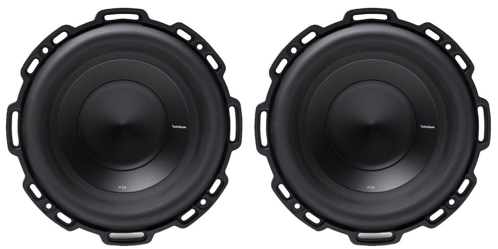 2 Rockford Fosgate Punch P2D4-8 1000 Watt 8" Subwoofers