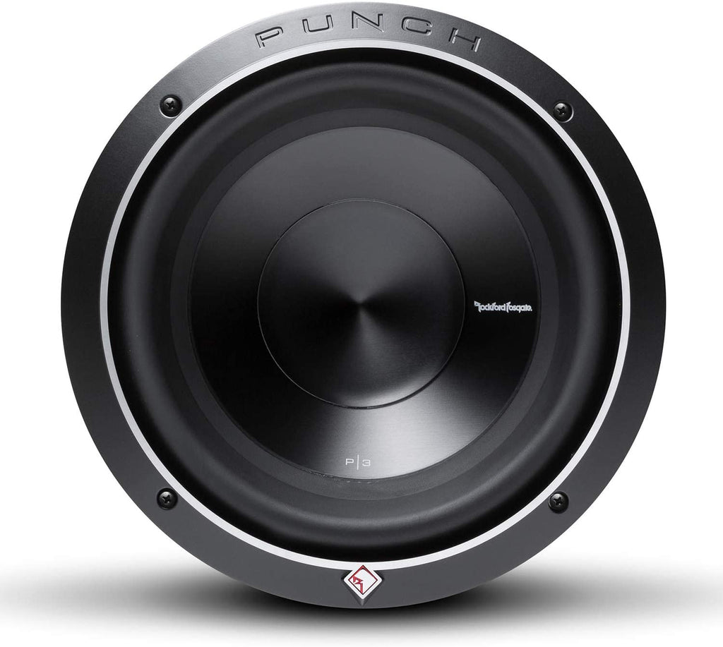 2 Rockford Fosgate Punch P3D4-15  Punch P3 15" car subwoofer with dual 4-ohm voice coils 1200-Watt Peak (600W RMS)