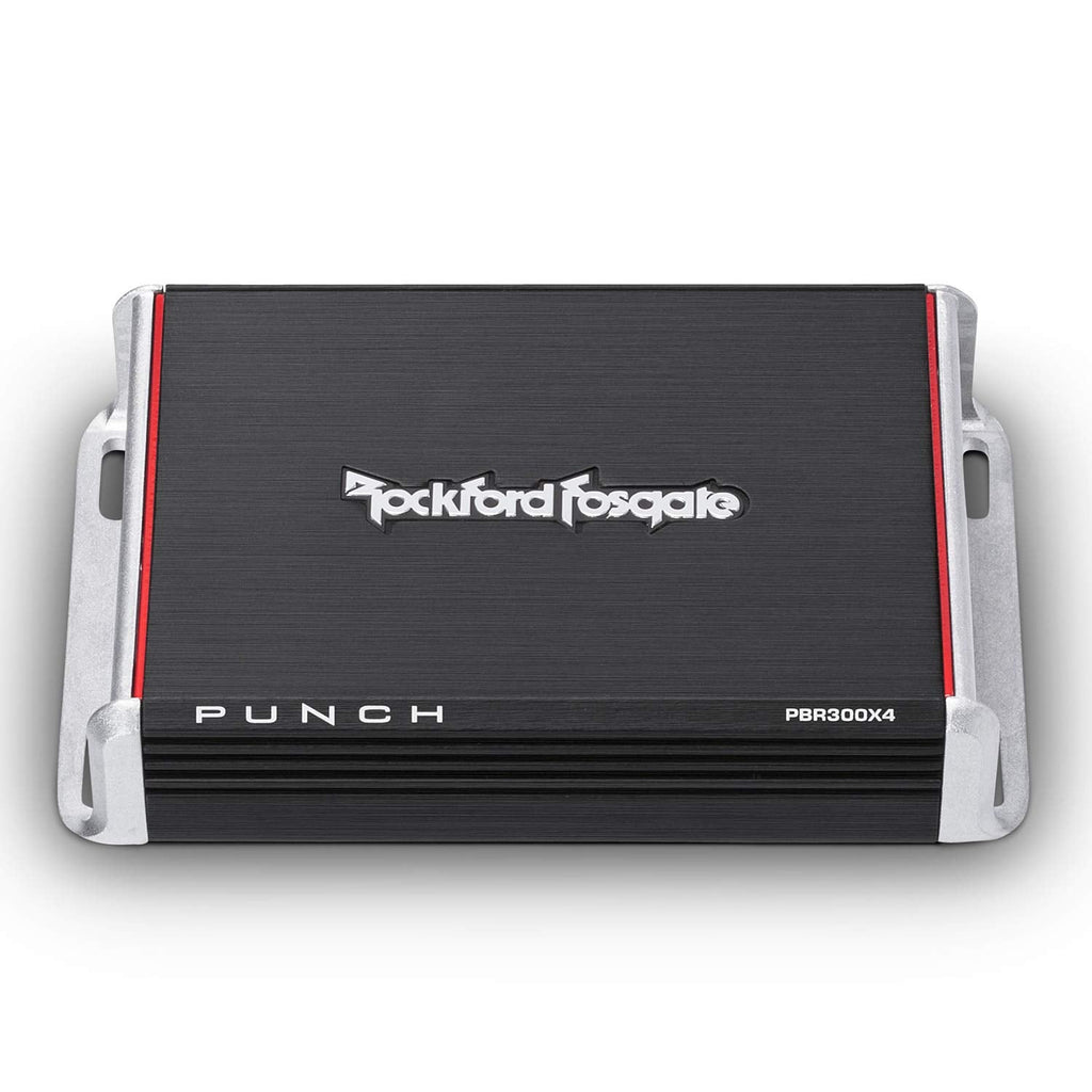 2 Rockford Fosgate PBR400X4D 400W Compact 4 Channel Punch Series Class D Amplifier 50 watts RMS x 4