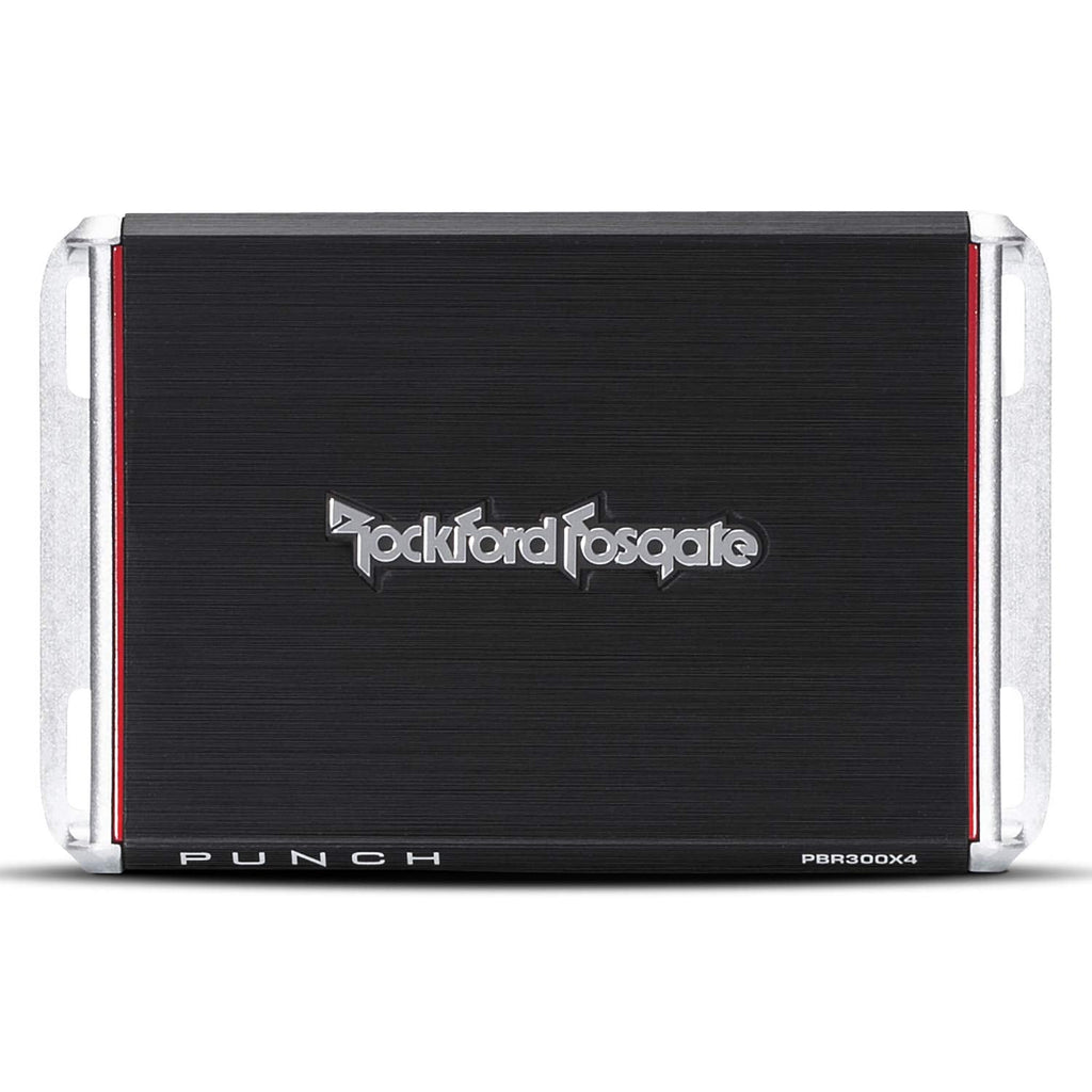 2 Rockford Fosgate PBR400X4D 400W Compact 4 Channel Punch Series Class D Amplifier 50 watts RMS x 4