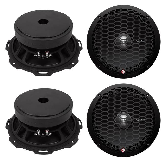 2x PPS4-8 ROCKFORD FOSGATE PUNCH 8" PRO HIGH SPL MID-RANGE SPEAKER 4-OHM