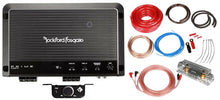 Charger l&#39;image dans la galerie, Rockford Fosgate R1200-1D Prime 1200 Watts Class D 1-Channel Amp + Complete 0 Gauge Amp Kit