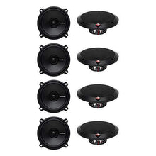 Charger l&#39;image dans la galerie, 4 Pairs Rockford Fosgate R1525X2 5.25&quot; 5-1/4 160 Watt 2-Way Coaxial Car Audio Speakers