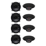 4 Pairs Rockford Fosgate R1525X2 5.25