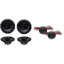 Charger l&#39;image dans la galerie, 4 New Rockford Fosgate R165X3 6.5&quot; 180W 3 Way Car Audio Coaxial Speakers Stereo Bundle with Rockford Fosgate Prime R1T-S 1-Inch Tweeter Kit