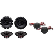 Charger l&#39;image dans la galerie, 2 Pair Rockford Fosgate R165X3 6.5&quot; 180W 3 Way Car Audio Coaxial Speakers Stereo Bundle with Rockford Fosgate Prime R1T-S 1-Inch Tweeter Kit