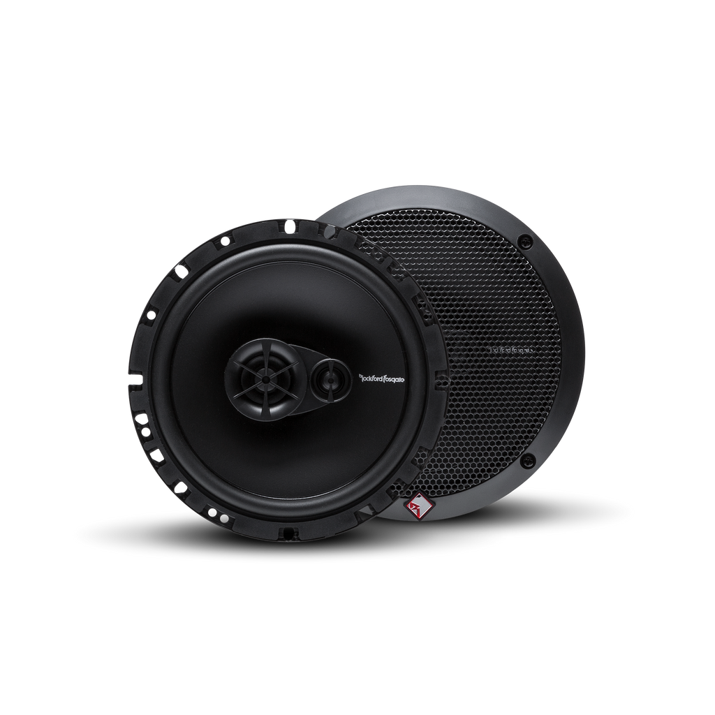 Rockford Fosgate R165X3 & TW500 Dome Tweeter 180W 6.5" 3-Way PRIME Series Coaxial Speakers w/ Silk Tweeters & Absolute TW500 500W Max Dome Tweeter