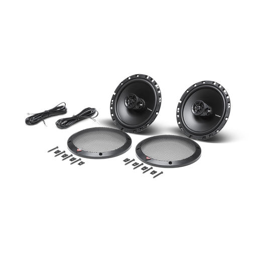 Rockford Fosgate R165X3 & TW500 Dome Tweeter 180W 6.5" 3-Way PRIME Series Coaxial Speakers w/ Silk Tweeters & Absolute TW500 500W Max Dome Tweeter