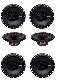3 Pairs Rockford Fosgate 6.5 Inch 3 Way Car Audio Coaxial Speakers Stereo