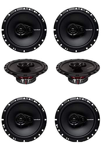 2 Pair Rockford Fosgate Prime R165X3 car speaker 180W peak, 90W RMS 6.5" 3-way prime series coaxial speakers w/ silk tweeters