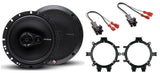 Rockford Fosgate Prime R165X3 Speaker Install Kit for 1999-02 Chevy/GMC Trucks 90W RMS 6.5