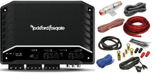 Load image into Gallery viewer, R2-300X4 Rockford Fosgate Prime 300W 4-Channel Class D Amplifier + 4-Ch Amp Kit