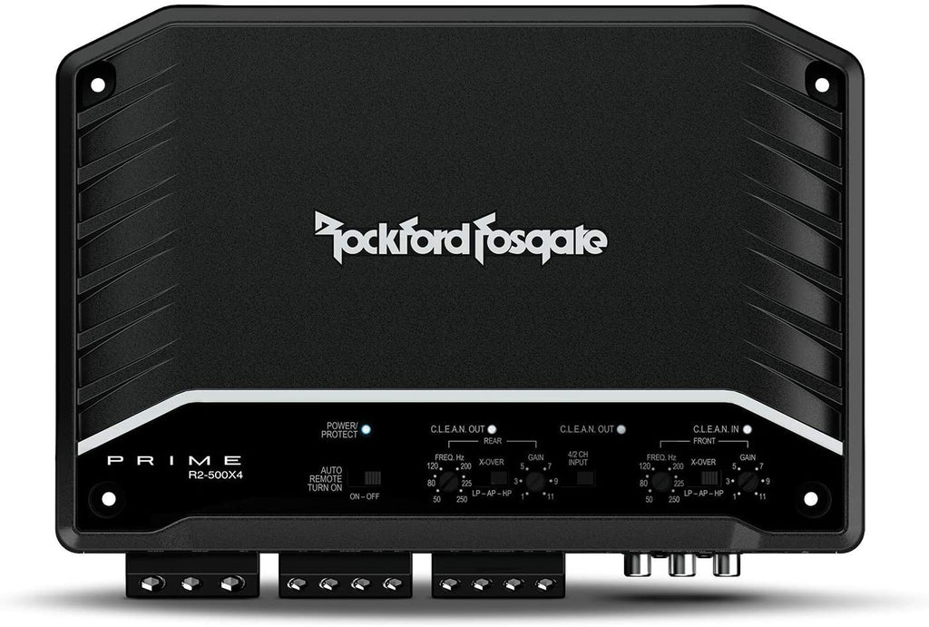 Rockford Fosgate Prime 500W 4-Channel Full Range Class D Amplifier R2-500X4