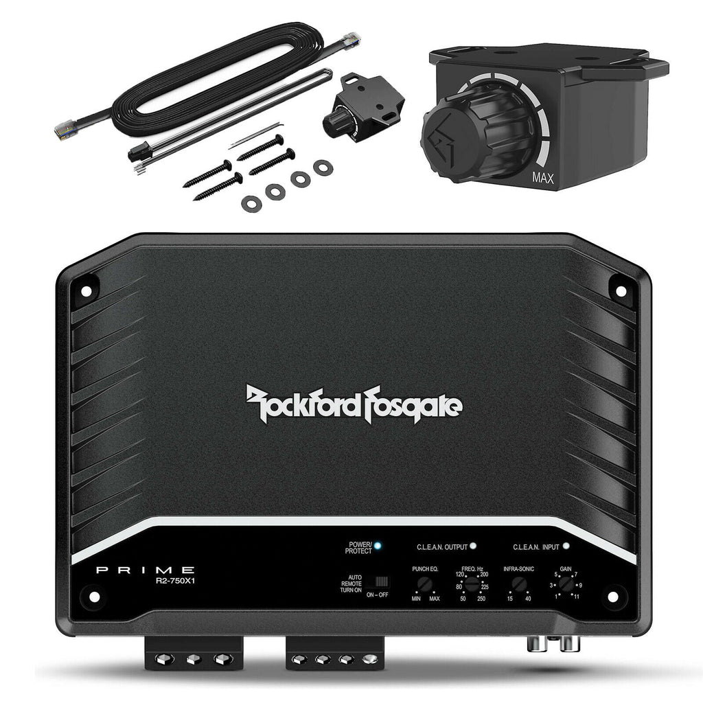 Rockford Fosgate R2-750X1 Prime 750 Watt 1ohm Mono punch Amplifier Class D