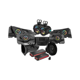 Cerwin Vega RPMRZRKD43 2014+ RZR XP Complete Audio Kit with 6 Ch & 1 Ch Digital Amplifier 10” Sealed Marine Subwoofer, 6.5” Tower Speaker System, and CMR3 Media Audio Player