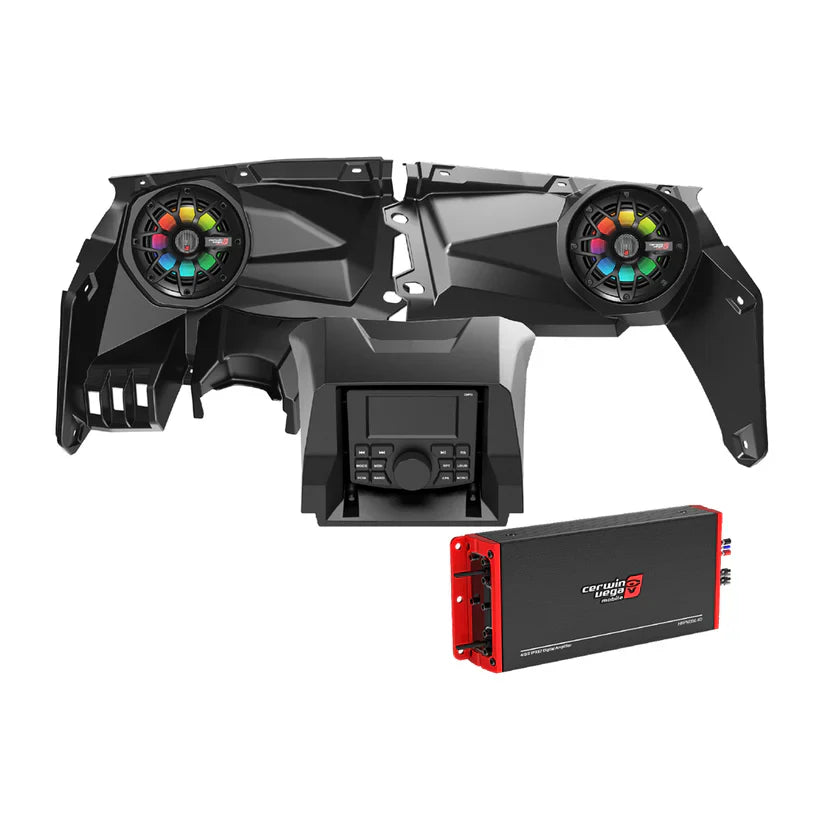 Cerwin Vega RPMX3KM1 2017+ Can Am Maverick X3/X3 Max Radio and Speaker Kit with 2Ch Amplifier