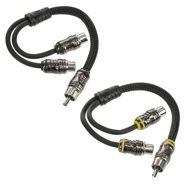 Cerwin Vega RSY2F STROKER Series 1 Male To 2 Female RCA Y Splitter Pair