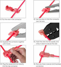 Load image into Gallery viewer, 300 PCS T-Tap Quick Splice Insulated Wire Connector 16-14 12-10 22-18 AWG Combo