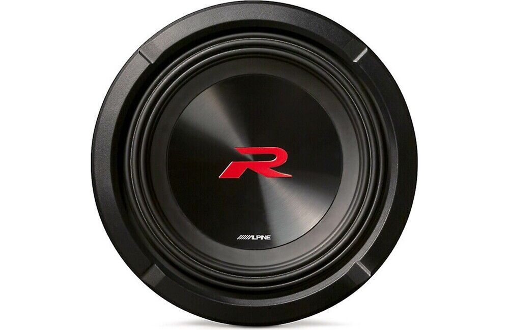 2 Alpine R2-W8D2 8" R Series 1,000 Watt Car Audio Subwoofer, 2 Ohm, Dual VC Sub