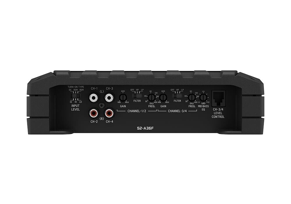 Alpine S2-A36F S-Series Class-D 4-Channel Car Amplifier & KIT0 0 Installation AMP Kit