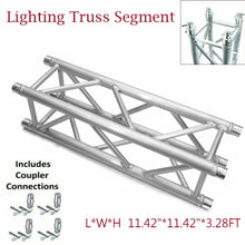 Load image into Gallery viewer, MR DJ 1M 3.28ft Straight Square Aluminum Truss Segment for Pro Audio Lighting + 4 coupler connections