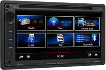 Charger l&#39;image dans la galerie, Power Acoustik PD-651B Double DIN Bluetooth In-Dash DVD/CD/AM/FM Car Stereo w/ 6.5&quot; Touchscreen and SD/USB Reader &amp;  Single Double DIN Dash Kit Harness for 2007-2012 Nissan Altima