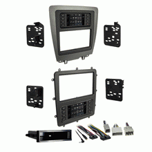 Charger l&#39;image dans la galerie, Metra 99-5839CH Charcoal Single/Double DIN Dash Kit for 2010-2014 Ford Mustang