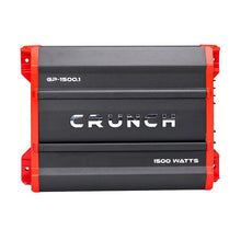 Charger l&#39;image dans la galerie, Crunch Ground Pounder GP-1500.1 1500W Max Monoblock Subwoofer Class AB 1500 Watts Car Amplifier with Absolute Magnet Phone Holder Bundle