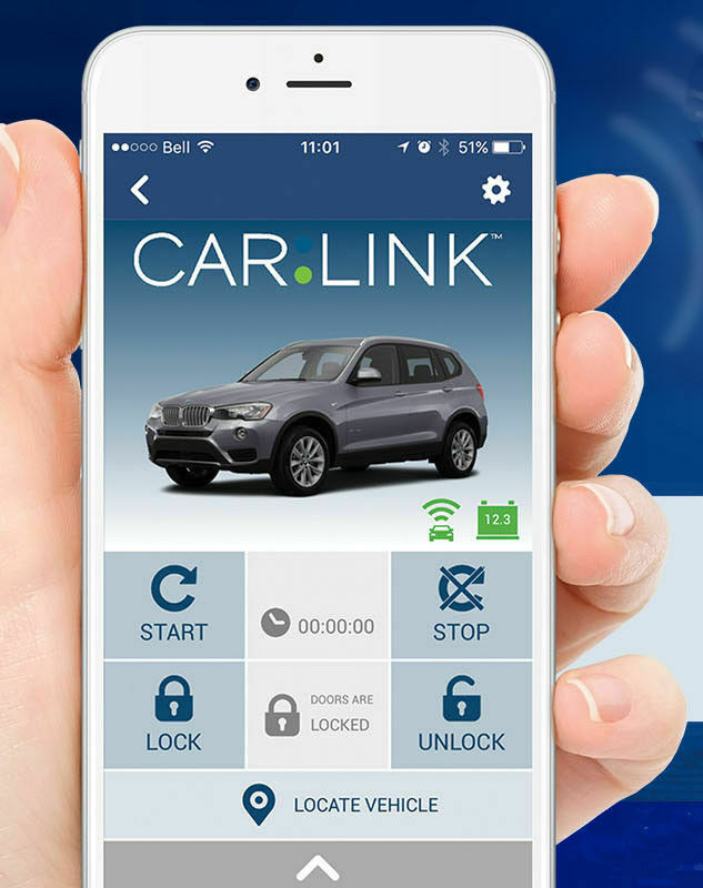 Audiovox CarLink ASCL6 Remote Start/Security Android iOS Smartphone Control App