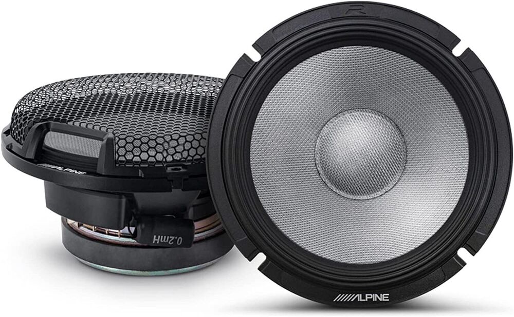 2 Pair Alpine R-Series R2-S65C 6.5" 300 Watts Component Car Audio Speaker