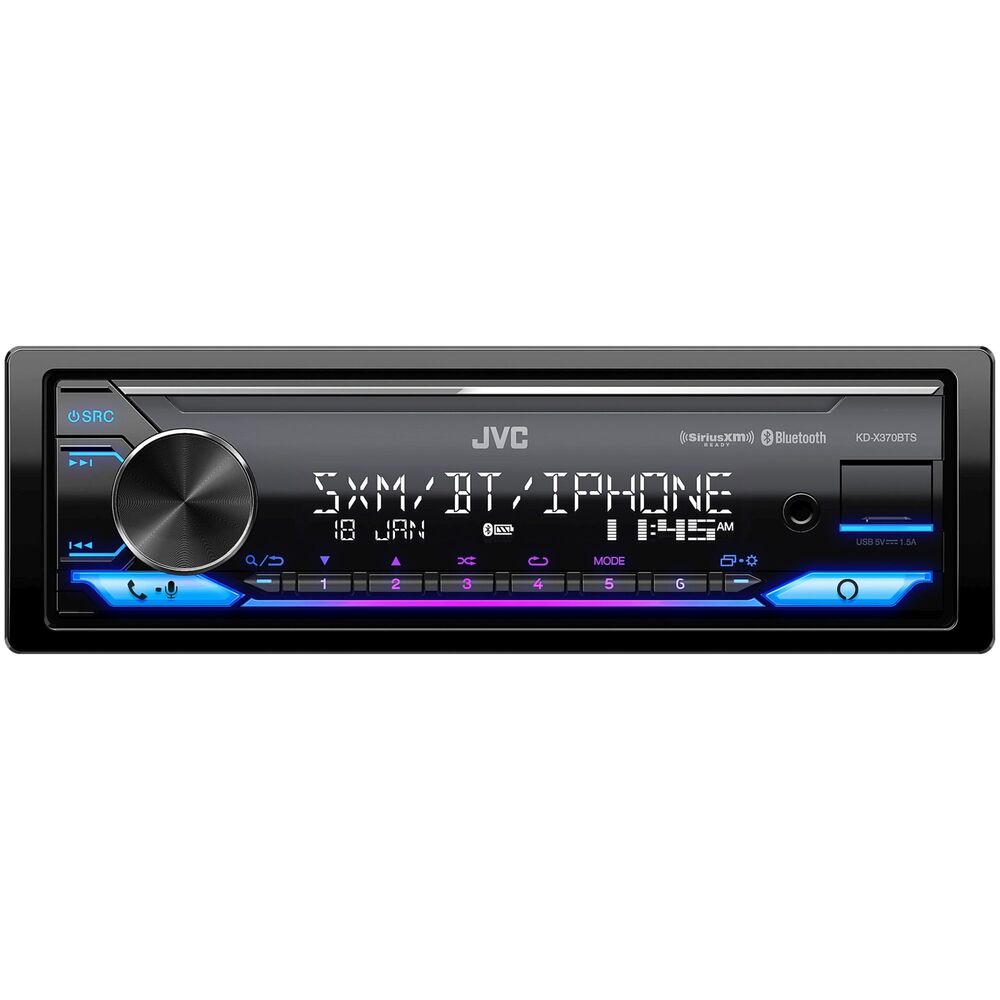 JVC KD-X370BTS Digital Media Receiver BT USB SiriusXM Ready Amazon Alexa